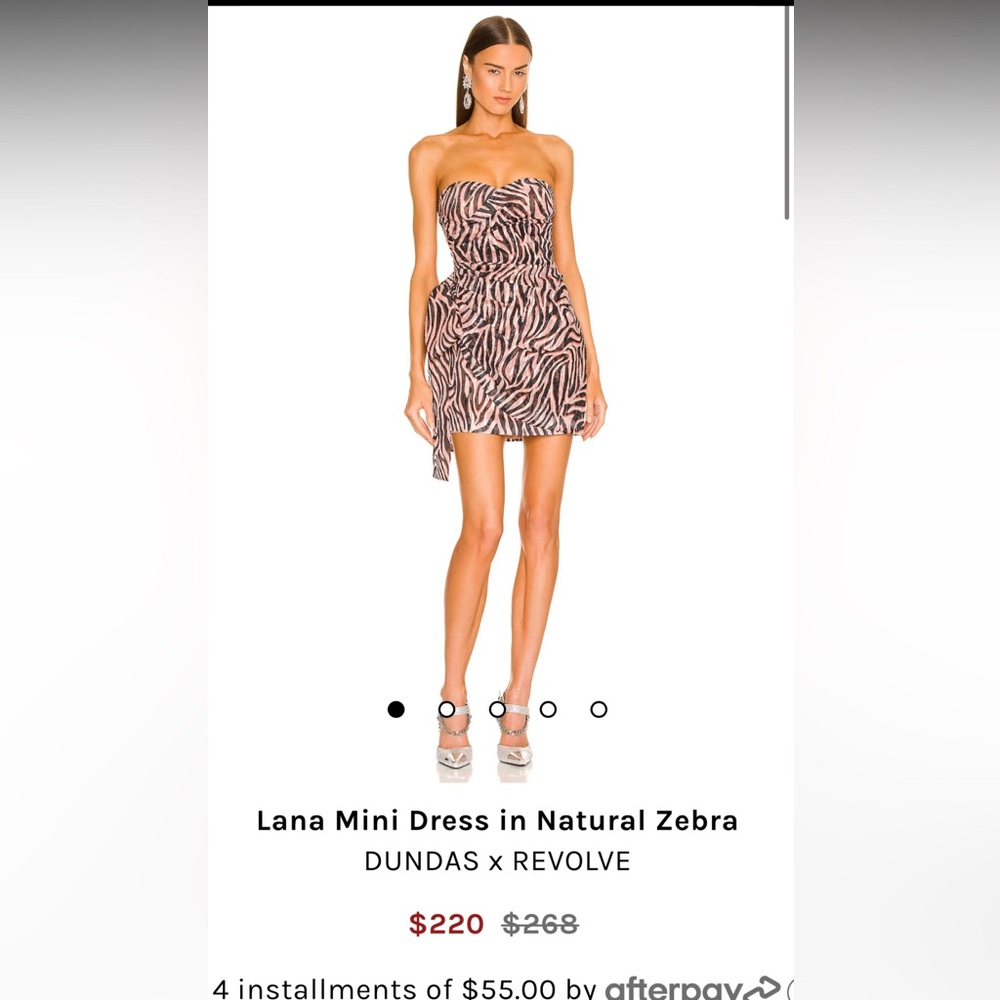 Lana Mini Dress in Natural Zebra
DUNDAS x REVOLVE